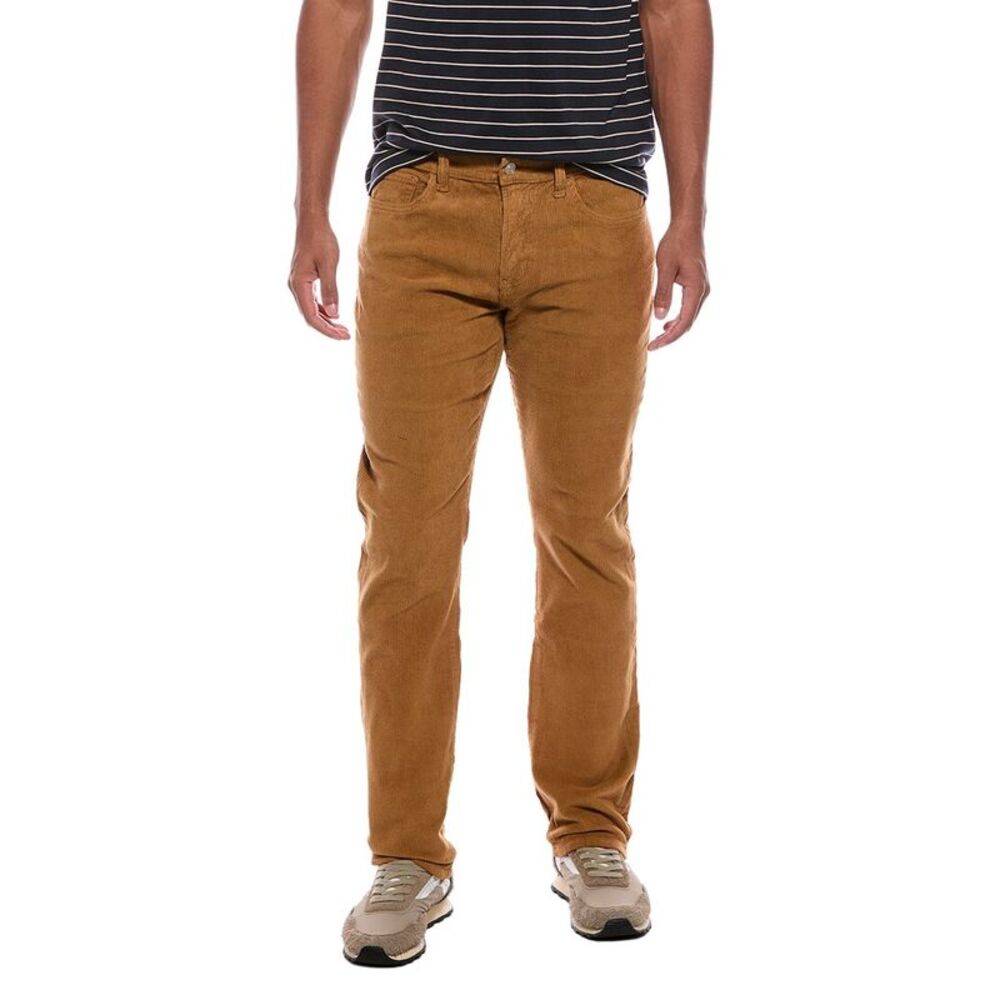 Hudson Jeans Mens  Blake Slim Straight Corduroy Jean, Brown
